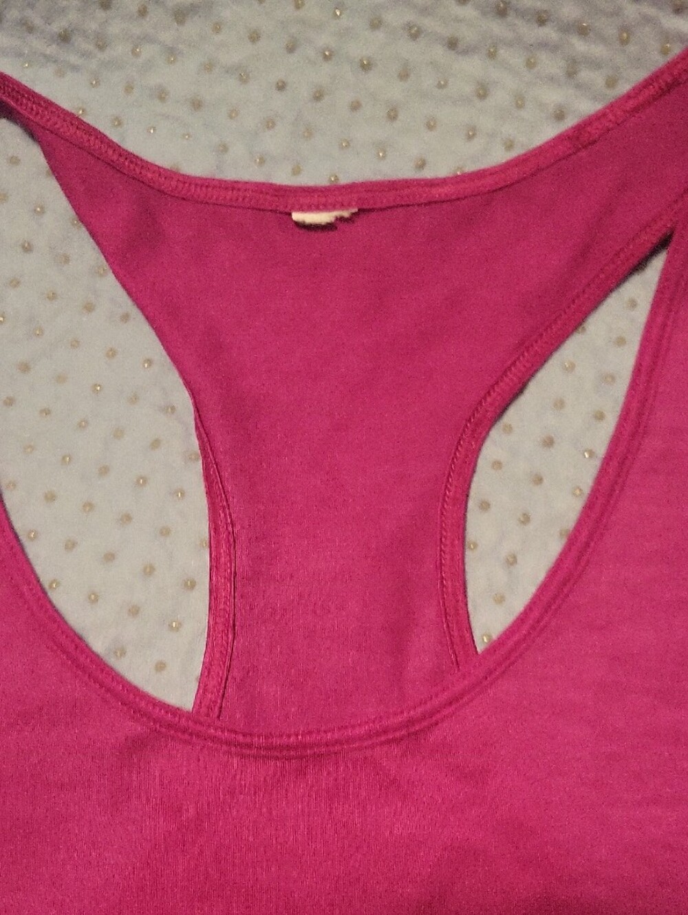 Athleta Fuchsia Racerback Tank - Picture 3 of 6